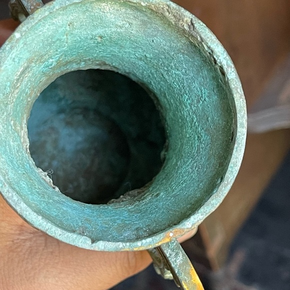 Antique Vessel - Solid Bronze - collectors items - Picture 5 of 6